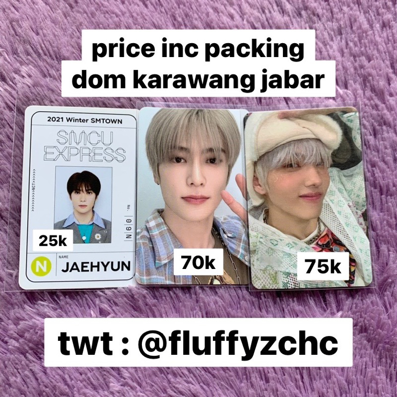 PC JAEHYUN SELCA TC AY YO B VER JISUNG PORORO DIGI GLIMO PASSCARD JAEHYUN