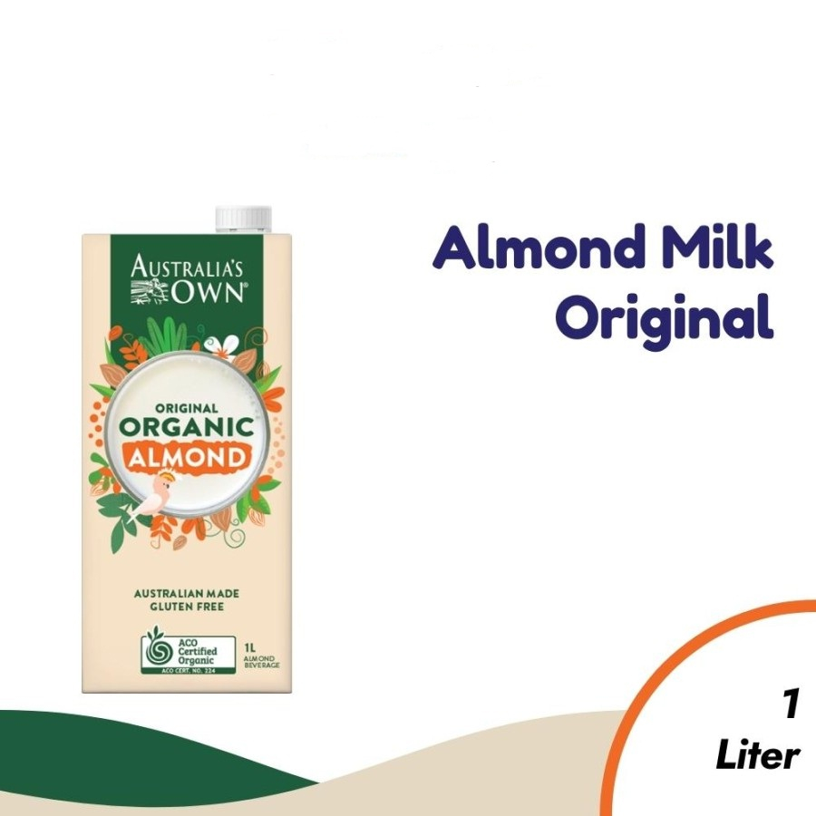 SUSU ALMON ORGANIK AUSTRALIA'S OWN ORGANIC ALMOND MILK 1L GLUTEN FREE