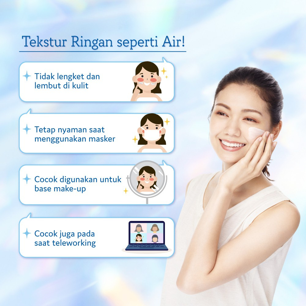 Original Biore [Exp 2025] UV Aqua Rich Light Up Essence Watery Aqua Cool Spf50+ Pa++++ Sunblock Sunscreen