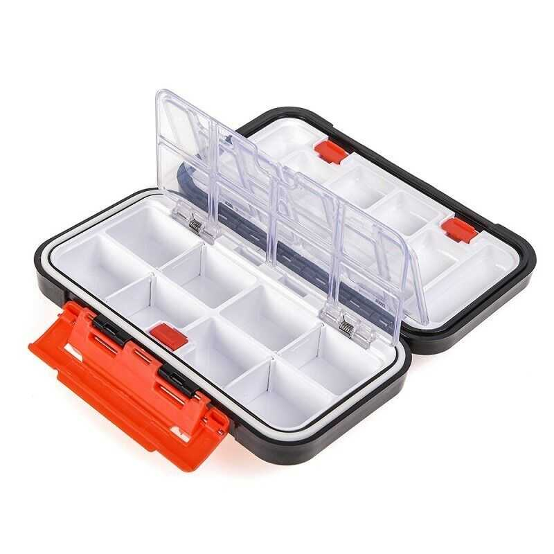 Kotak Pancing Kail Fishing Tackle Box Removable Waterproof Tempat Penyimpanan Perlengkapan Pancing Desain Silikon