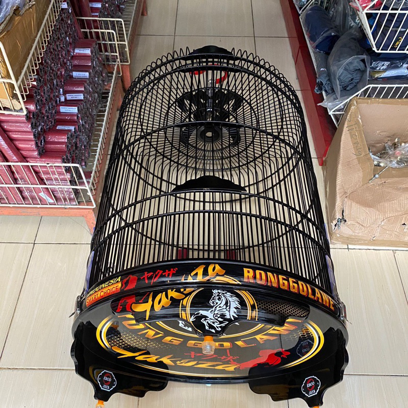 SANGKAR KANDANG MURAI EBOD JAYA PVC DECAL YAKUZA NO 2