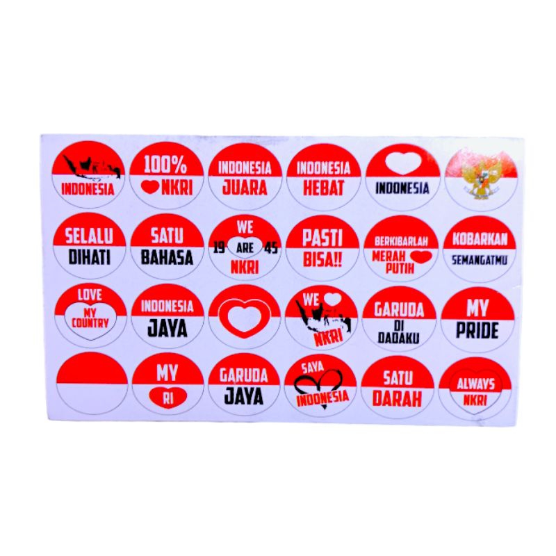 

STIKER BENDERA INDONESIA / STIKER INDONESIA / STIKER MERAH PUTIH / STIKER 17 AGUSTUS