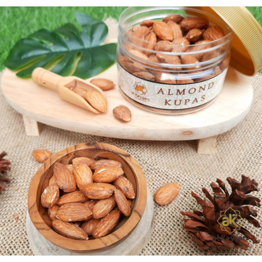 

Kacang ALMOND ROASTED / ALMOND KUPAS MILK FLAVOUR PREMIUM AL KAYSAN MINI SERIES