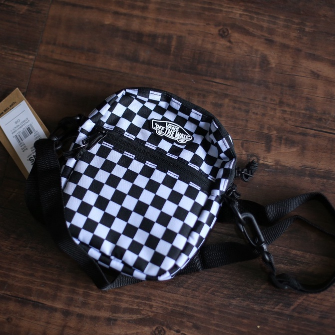 Endarfootwear - Vans Sling Bag Bail Shoulder Checkerboard Black White