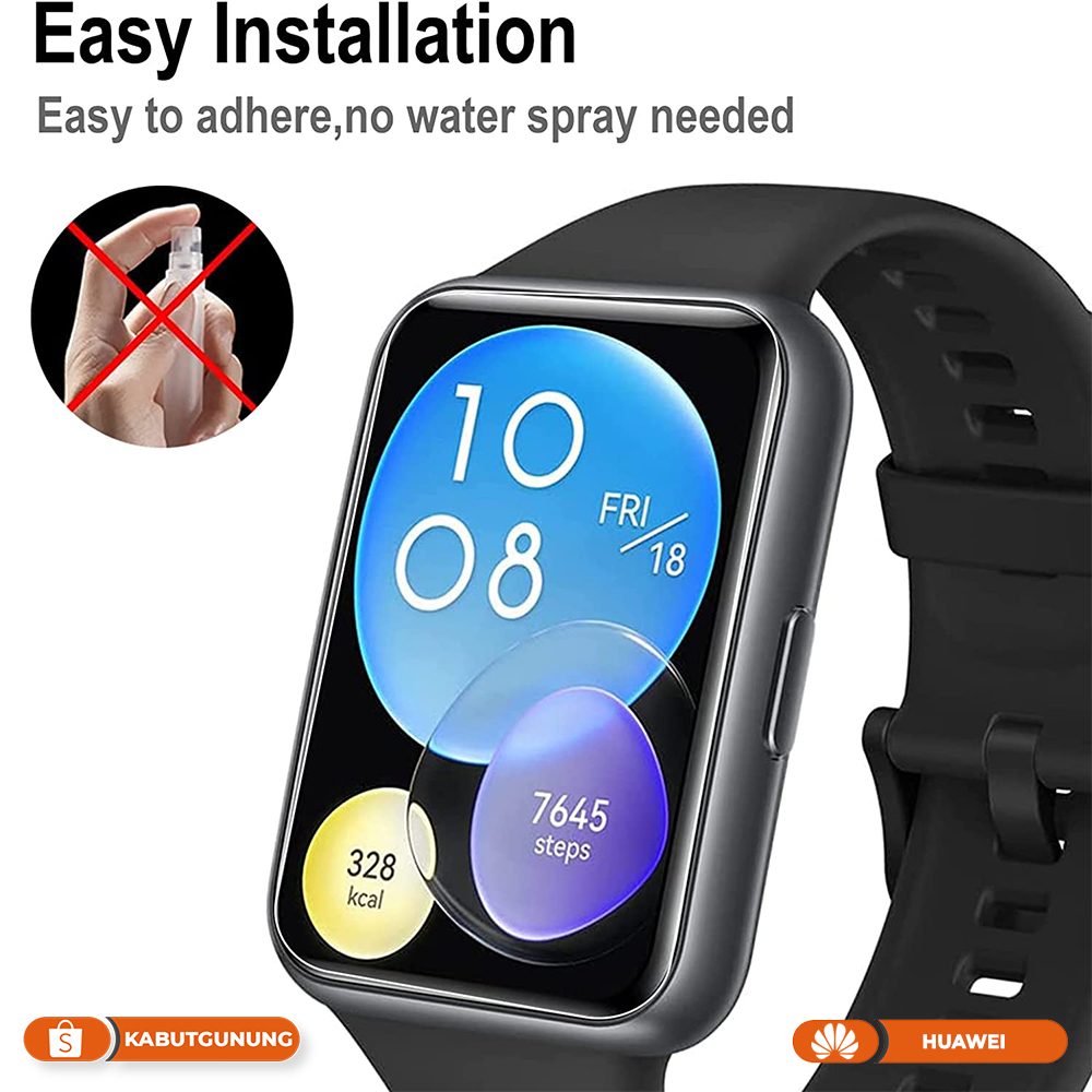 Anti Gores Screen Protector TPU Hydrogel Huawei Watch Fit 2