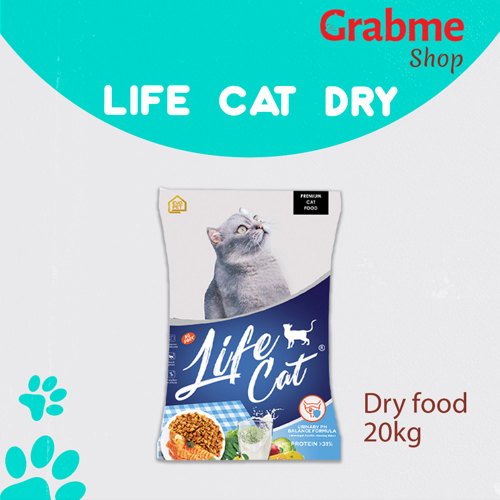 Makanan Kucing kering LIFE CAT DRY 20 kg( EKSPEDISI )