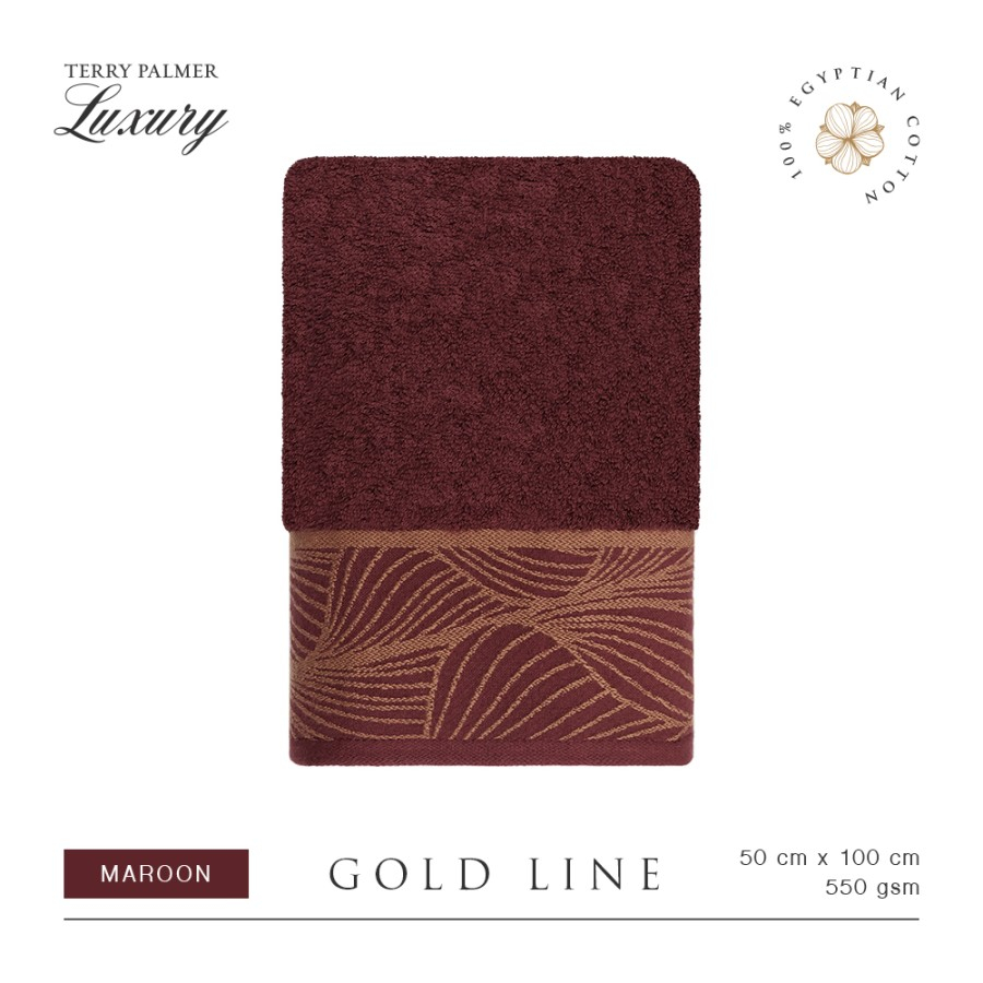 HANDUK MANDI DEWASA TERRY PALMER LUXURY EGYPTIAN GOLDLINE 50 x 100 CM SERAP AIR ORGINAL BY TERRY PALMER GROUP