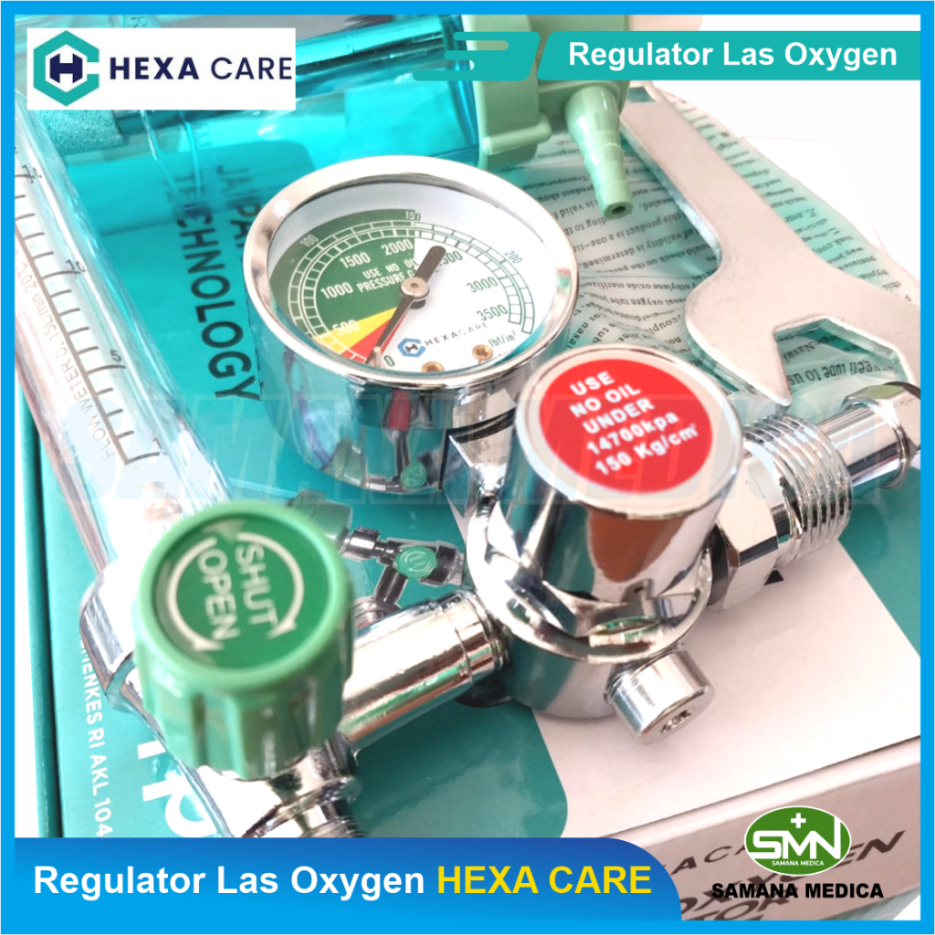 Regulator Oksigen Medis Merk LOVIE / GENERAL CARE Free Nasal Canul - Alat bantu pernafasan