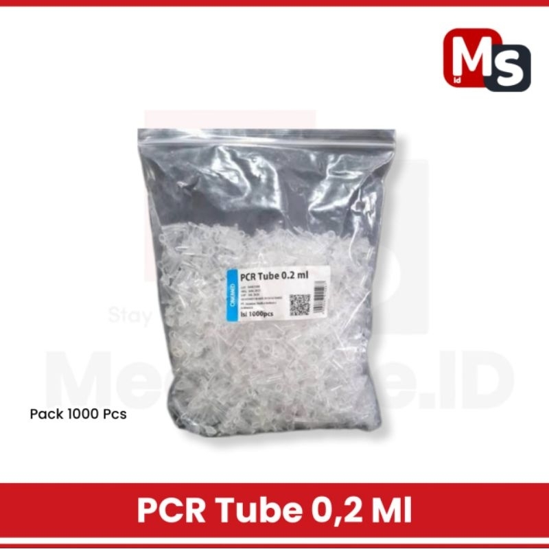 PCR Tube Microtube 0,2 Ml Tabung Eppendorf / Pack