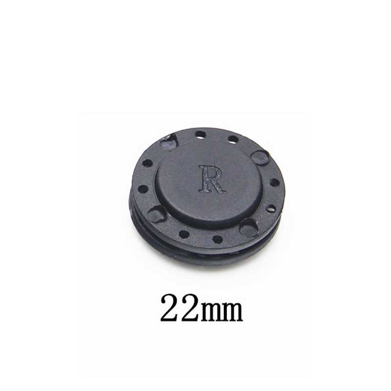 5Pasang/set Kancing Magnet Magnetic Apparel Bag Button Magnet Clothers Hitam 22mm/26mm