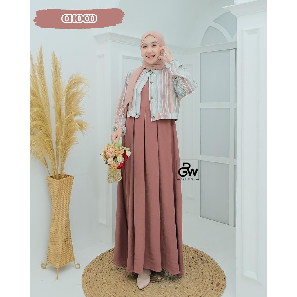 SET MAXI MIDI BLEZER SEIRA RGW DAN AMELIA MOTIF PRINTING PREMIUM CRINGKEL KATUN ZARA CROP TOP STYLE