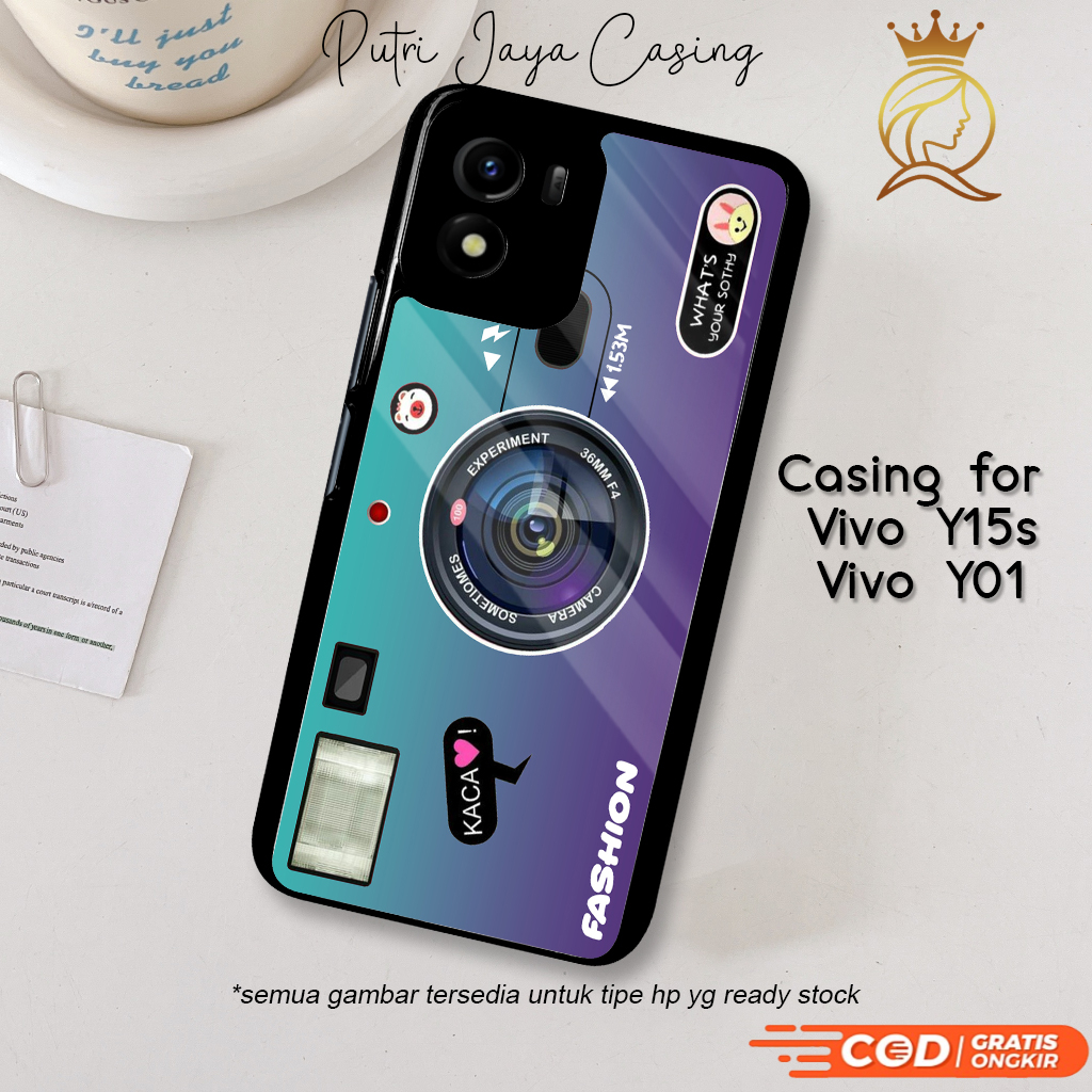 Case Hp Vivo Y15s Y01 Casing Vivo Y15s Y01 Motif KAMERA 06 Casing Terbaru Case Karakter Lucu Casing 