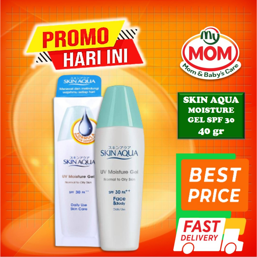 [BPOM] Skin Aqua UV Moisture Gel SPF30 40gr (Hijau) / Skin Aqua SunScreen / Sun Block / MY MOM