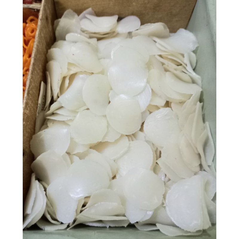 

Krupuk Mentah/ Krupuk Krecek Bawang Putih Kualitas Premium