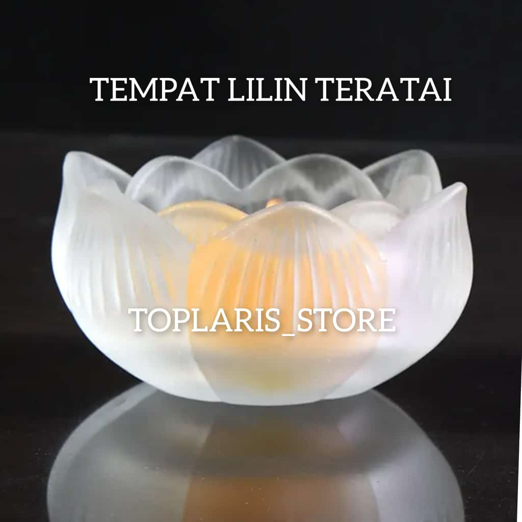 Tempat Lilin Teratai/Dudukan Lilin Teratai