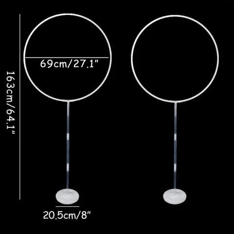 standing balon holder / stand balon bentuk lingkar 163cm x 75cm