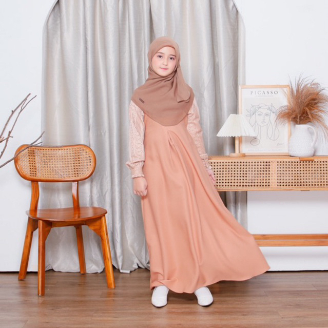 LADY DRESS ANAK family set hawacorner Dress Brukat Anak Kondangan