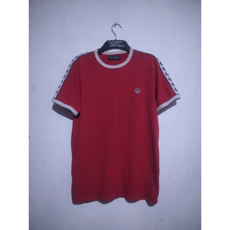 tshirt fred perry taped size M second