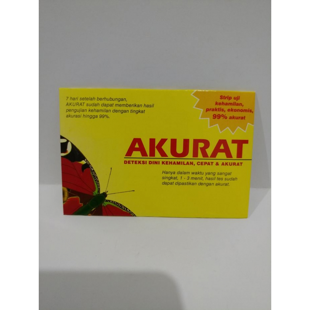 Akurat Strip Testpack / AKURAT Testpack Kehamilan / Test Hamil Akurat