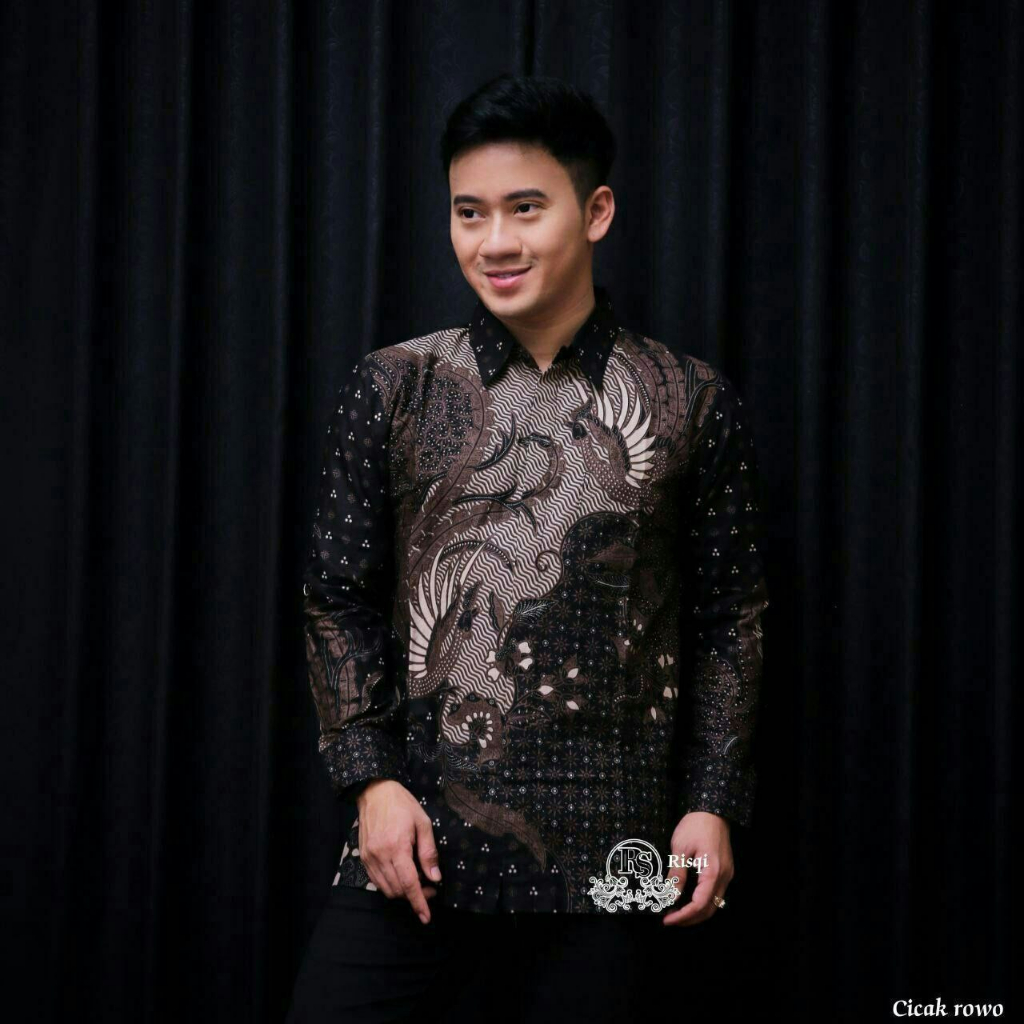 KEMEJA BATIK PRIA LENGAN PANJANG SIZE M L XL XXL BSWART batik HRB026