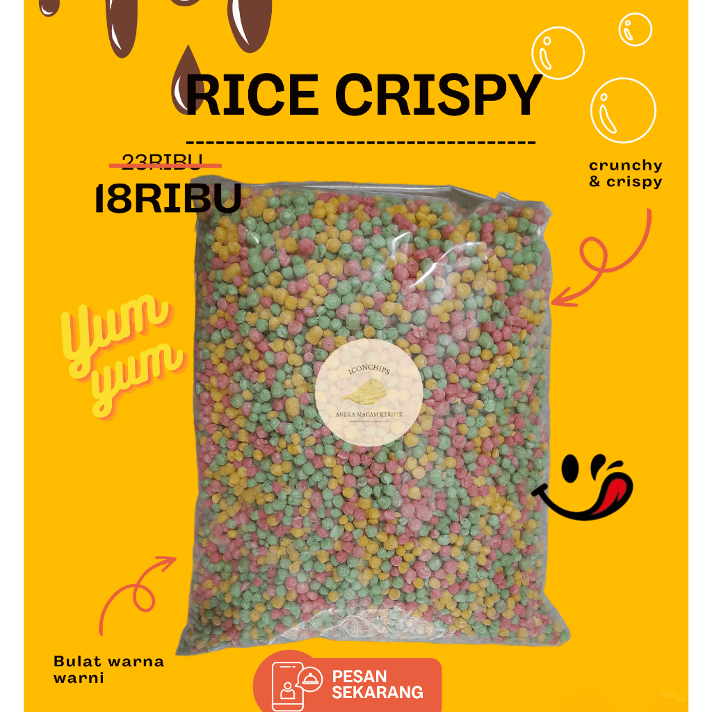 

Nyam nyam rice crispy 500gram