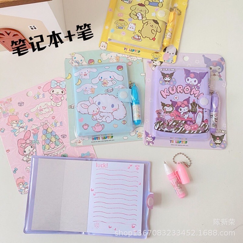 

2in1 Set Buku Pulpen Mini/Set Mini Book & Pen Sanrio • Cciyl.Wear •