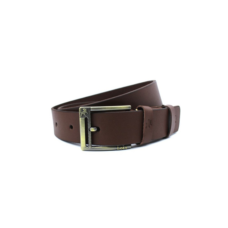 Ikat Pinggang Kulit Pria Lois Original | Belt Leather Men Lois Original - B382GBRN