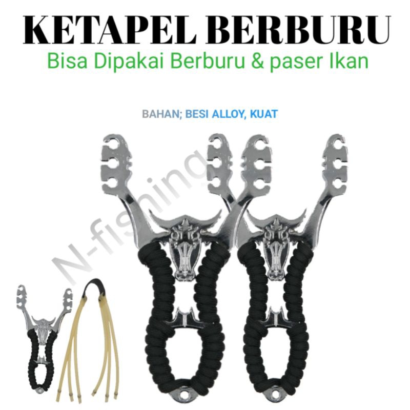 KETAPEL BERBURU BAHAN BESI ALLOY KUAT DAN TANGGUH
