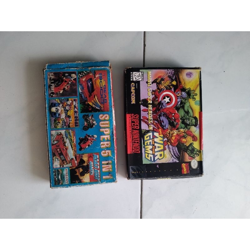 Kaset Super Nintendo SNES Boxed