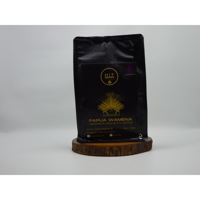 

Arabica Papua Wamena Whole Bean by Kopi Hitman 250 gr