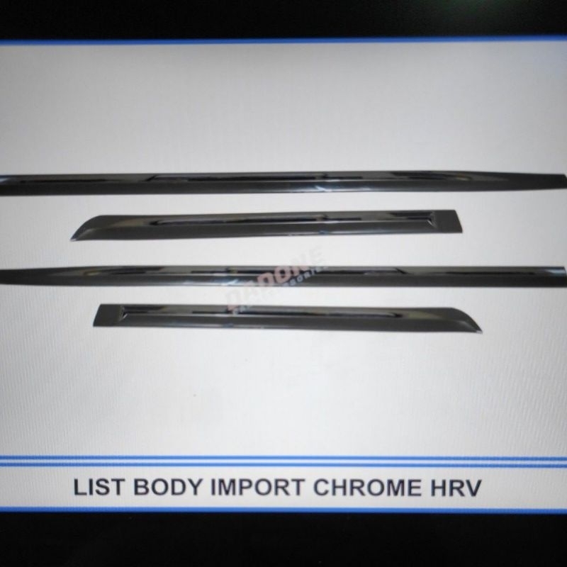 lis list body bodi samping mobil honda HR-V hrv 2015 sampai 2020 2019 2018 2017 2016 chrome crome tempel