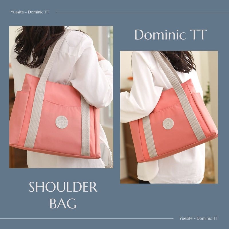 TOTE BAG YUESITE DOMINIC IMPORT TAS BAHU WANITA SHOULDERS BAG WATERPROOF