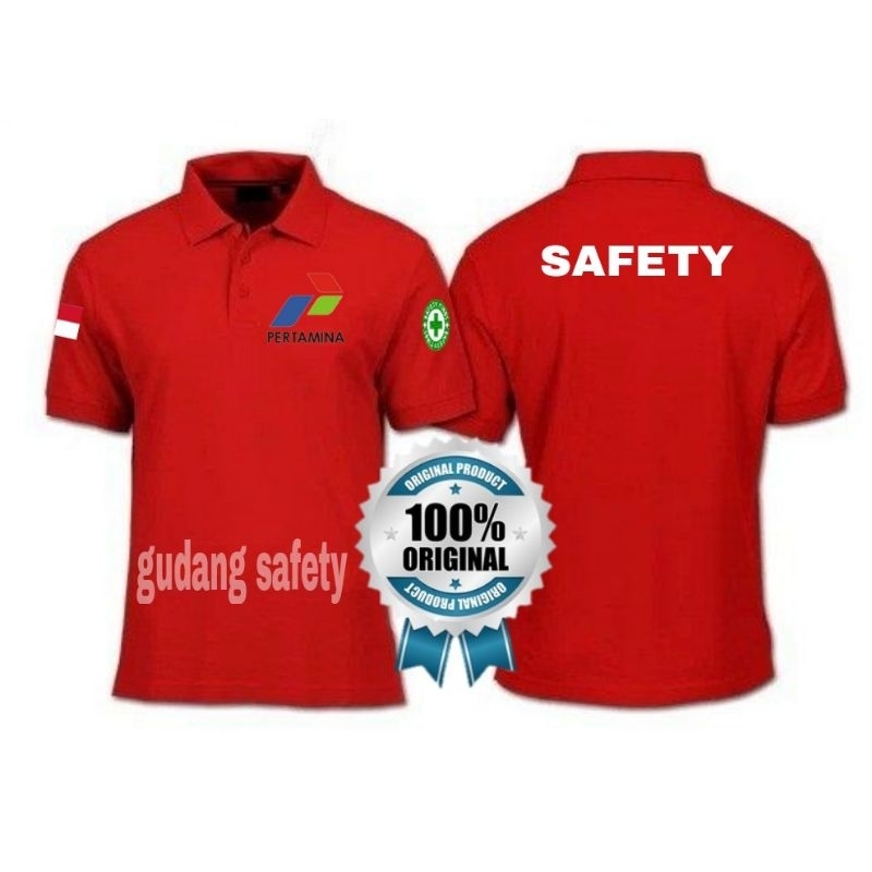 baju kerah baju PERTAMINA baju k3 baju safety baju tambang