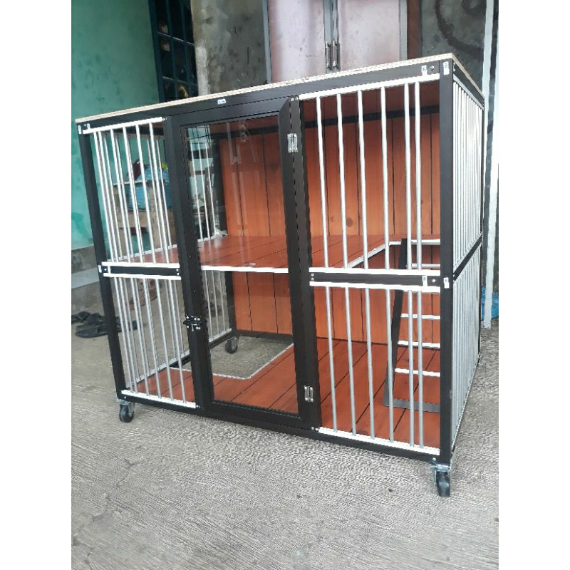 Kandang kucing alumunium jumbo