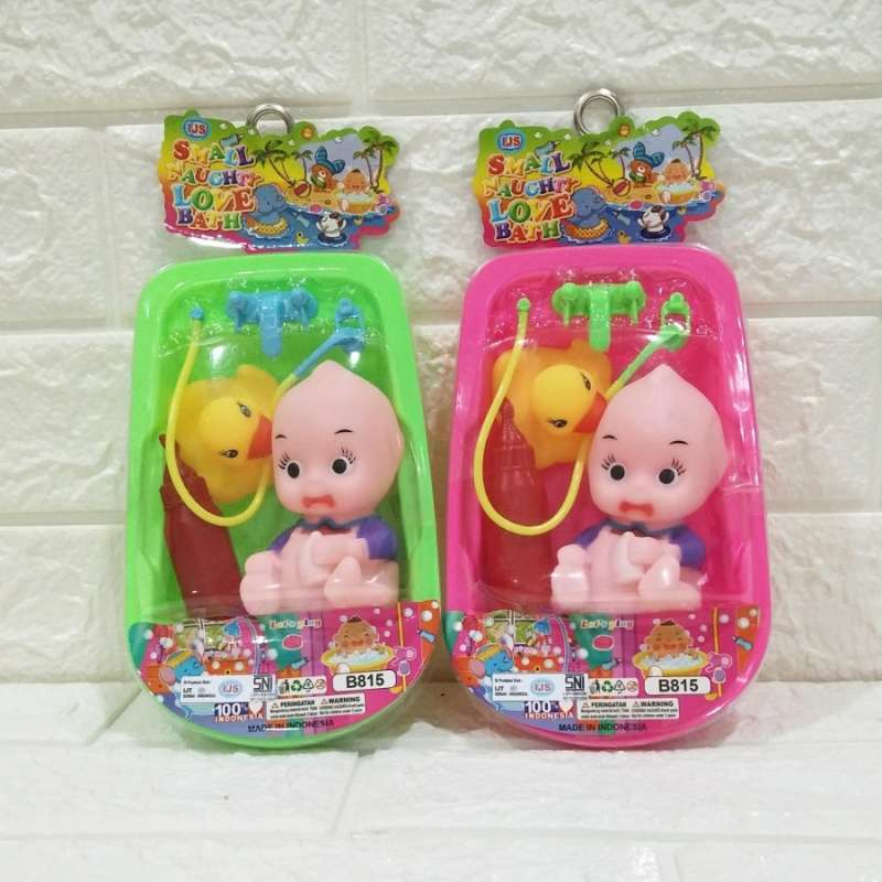 MAINAN TEMPAT MANDI BONEKA MINI / BAK MANDIBONEKA MAINAN BAK MANDI BAYI MAINAN EDUKASI BONEKA BAYI MANDI