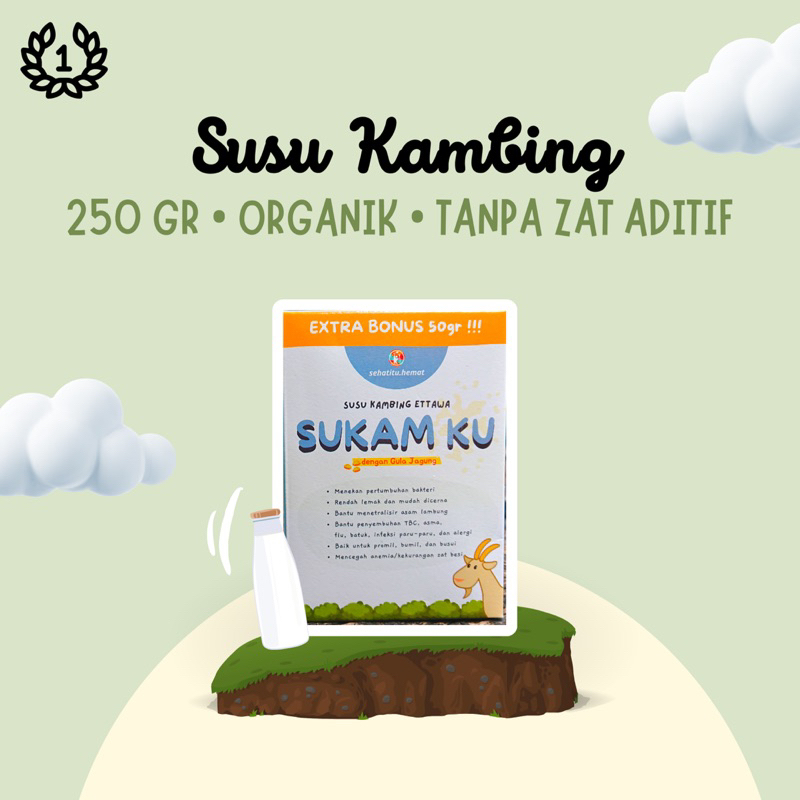 

Susu Kambing 200gr + Bonus 50 gr dengan Gula Jagung | SUKAMKU | susu kambing murni #sukam #susukambingmurni #asma #batuk #obatasma #susukambingmurni