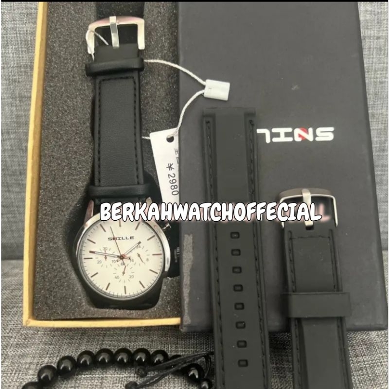 COD JAM TANGAN PRIA SNILLE ORIGINAL N 1011 ANTI AIR KULIT FASHION FULL SEET