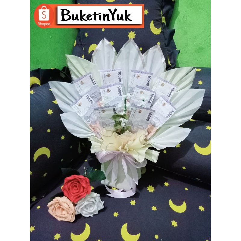 Buket Uang Pecahan 10 Ribu