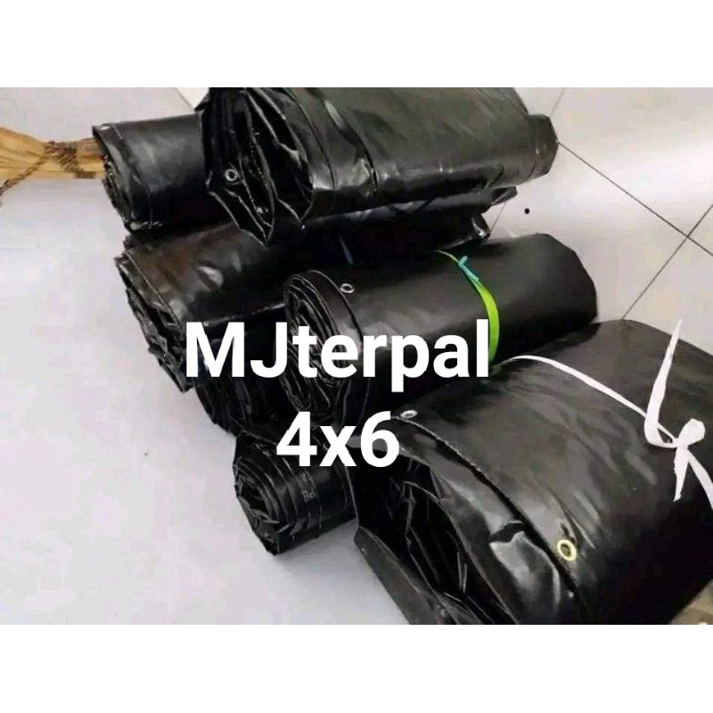 Terpal a12 hitam ukuran 4x6 terpal tabal jamin kuat