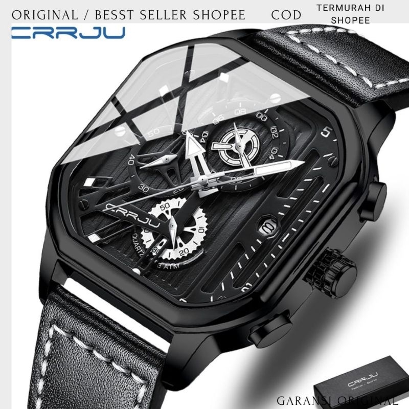 Jam Tangan CRRJU Fashion anti air