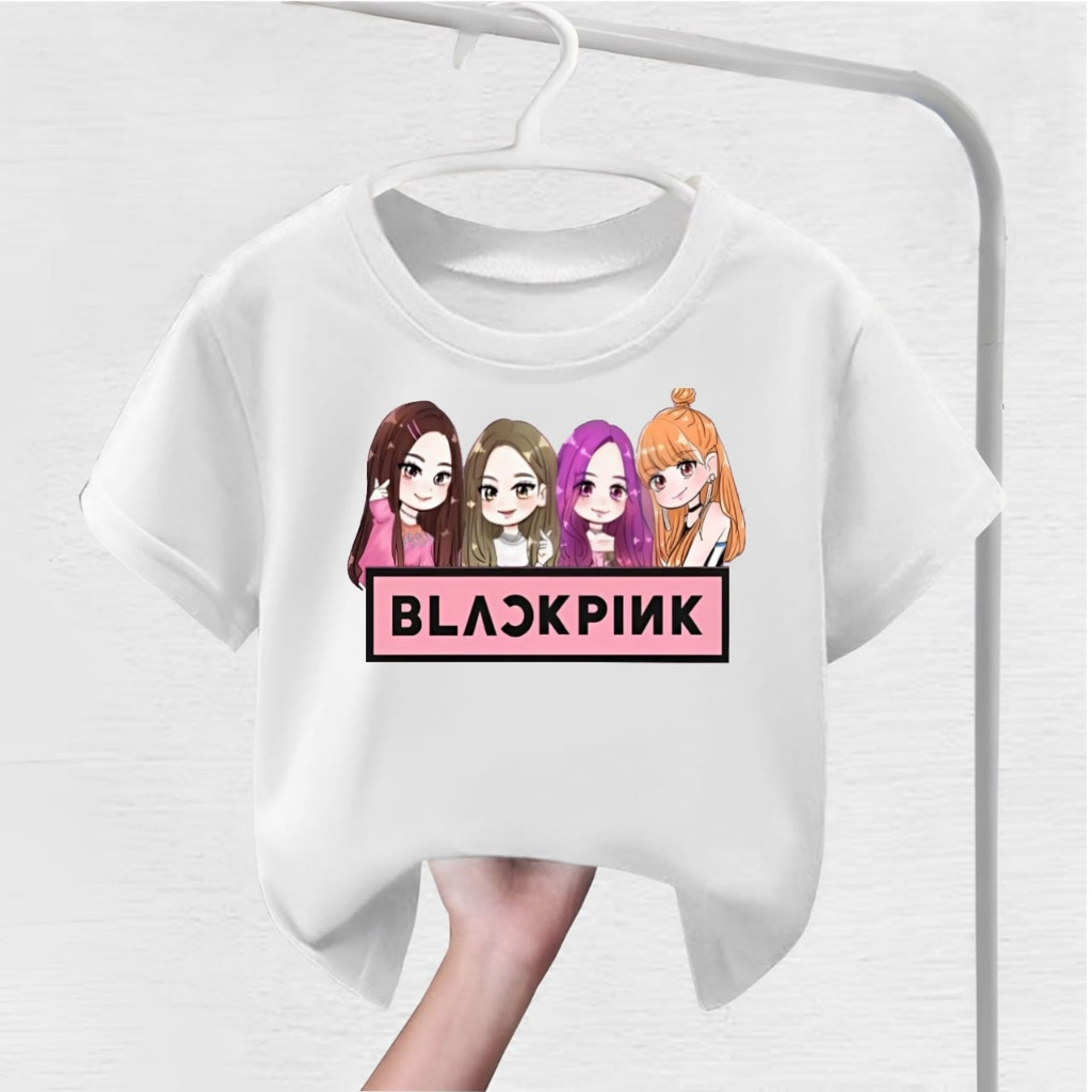 REDLOVE136 ( TERBARU ) KAOS OBLONG ANAK / KAOS TERBARU ANAK ANAK / ATASAN ANAK OBLONG / FASHION ANAK / KAOS OBLONG  BLACKPINK