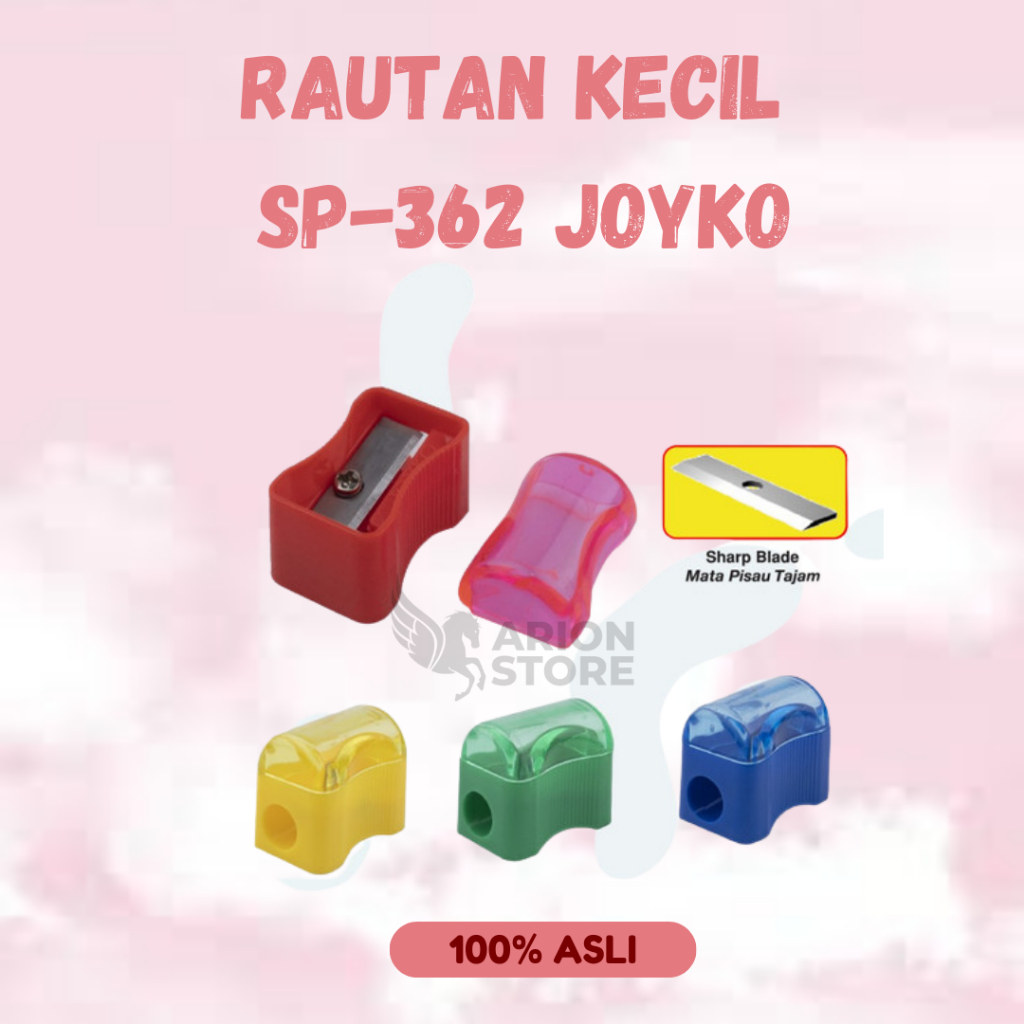 

[ARION STORE] Rautan Joyko/ Sharpener Joyko/ Joyko Rautan/ Ruatan Pensil Murah SP-362 [PAX]