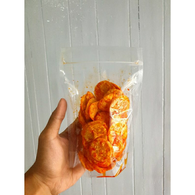 

Keripik Ubi Pedas 100 Gr Homemade Gurih