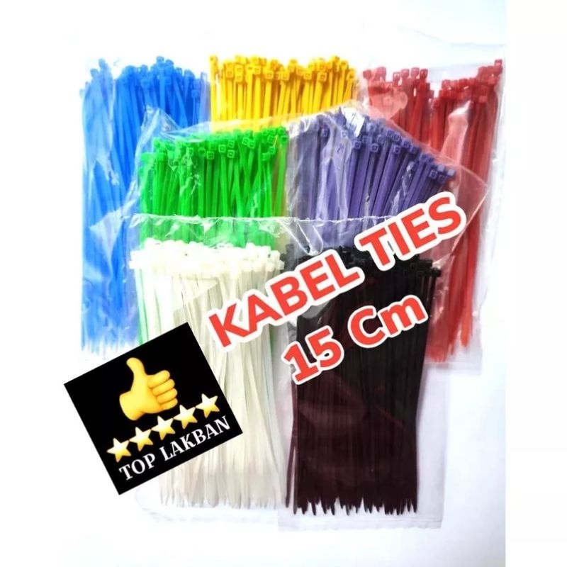 KABEL TIES 15 Cm (2,5 x 150 mm) isi 100 pcs KUAT / CABLE TIE / INSULOCK