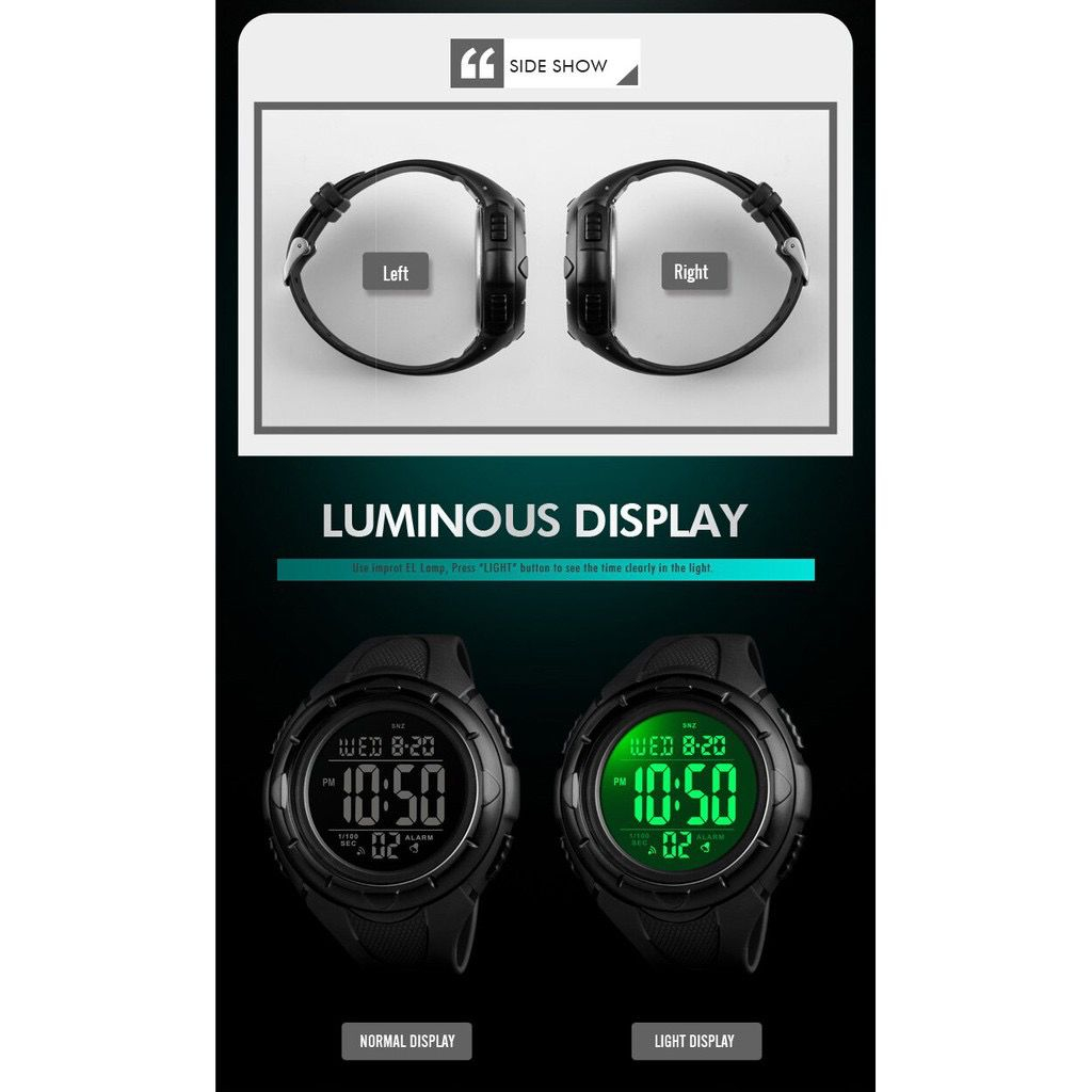 Jam Tangan Pria SKMEI 1535 Digital Sports Anti Air 30 Meter