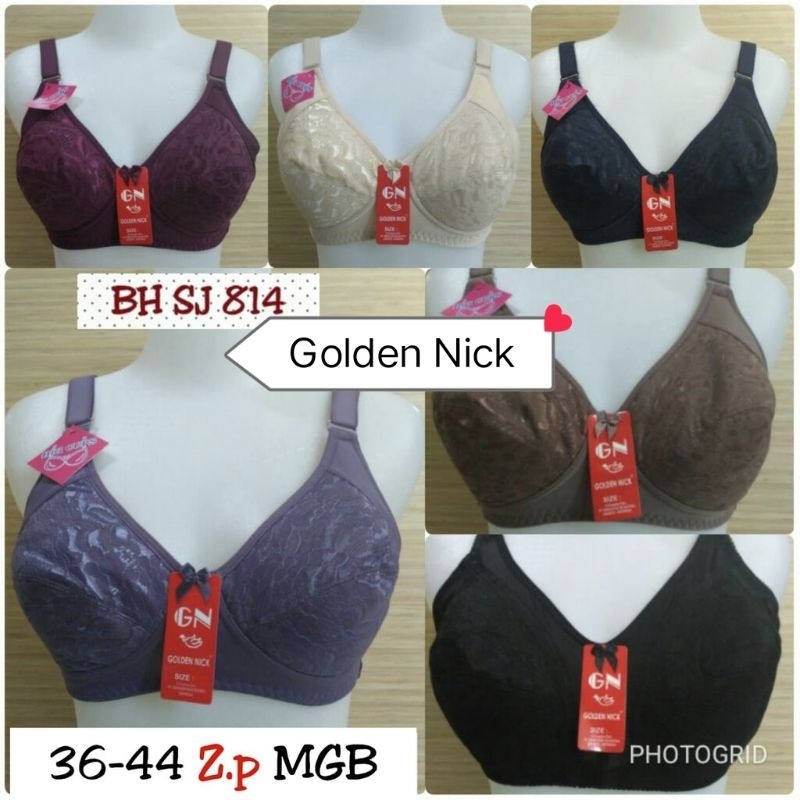 Golden Nick GN SJ 813 | Bra Big Cup Tanpa Busa & Kawat *