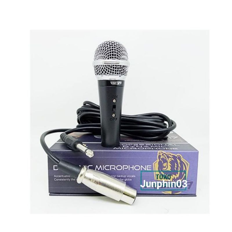 Mic kabel Gendang Microphone BMA SR117 SR 117 Asli