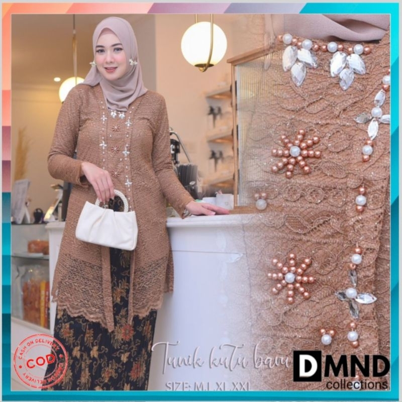 SETELAN TUNIK BRUKAT/TUNIK KUTU BARU BRUKAT/TUNIK PAYET/KEBAYA MODERN/ATASAN TUNIK