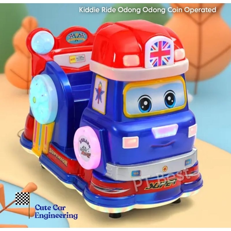 TERMURAH Cute Car Engineering Kiddie Ride Odong Odong Koin NEW Impor