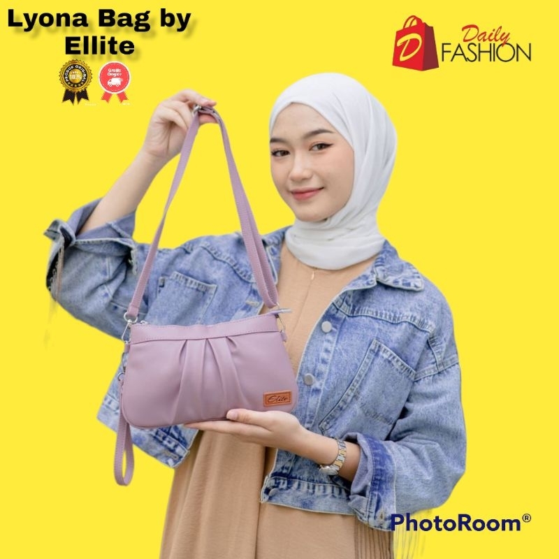 TAS SELEMPANG LYONA BY ELLITE BAHAN CHOCOLY ANTI AIR PREMIUM